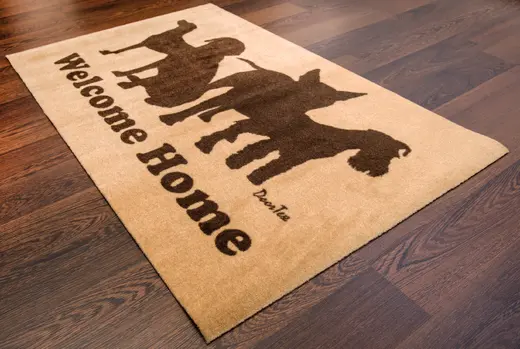 Doortex Welcome Dog Design Door Mat - 24 x 39 x .2