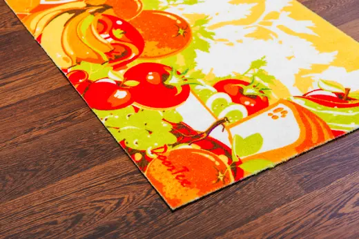 Doortex Salad Design Short Kitchen Runner - 20 x 30 x .2
