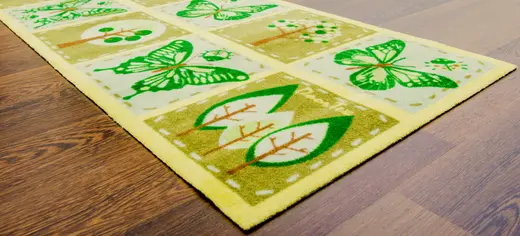 Doortex Green Tree's Design Long Sun Room Runner - 20 x 55 x .2
