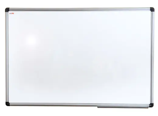 Viztex Porcelain Magnetic Dry Erase Board with an Aluminium Frame - 36 x 24 x .5