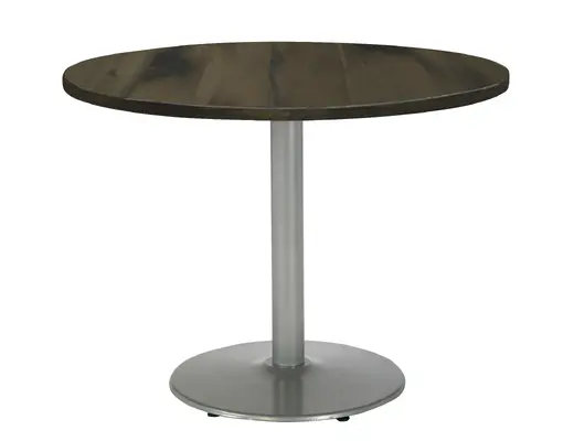 42 x 42 x 30 - Proof Round Table with Silver Round Base