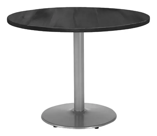 36 x 36 x 30 - Proof Round Table with Round Silver Base