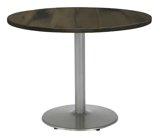 30 x 30 x 30 - Proof Round Table with Round Silver Base