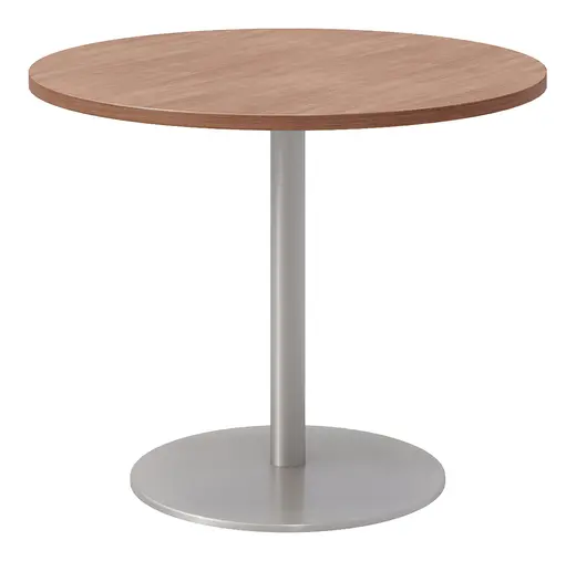 Proof Round TFL Top Table, Silver Base - 36 x 36 x 30