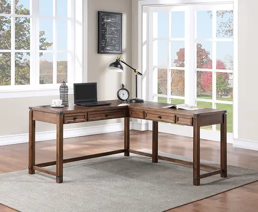 Baton Rouge L Shaped Desk - 60W X 60D X 30H