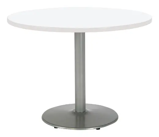 Proof HPL Round Table with Silver Base - 48 x 48 x 30
