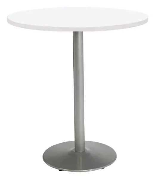Proof HPL Round Table with Silver Base - 48 x 48 x 42