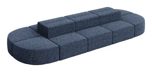 Conversa Sectional Seating - 180 x 72 x 36