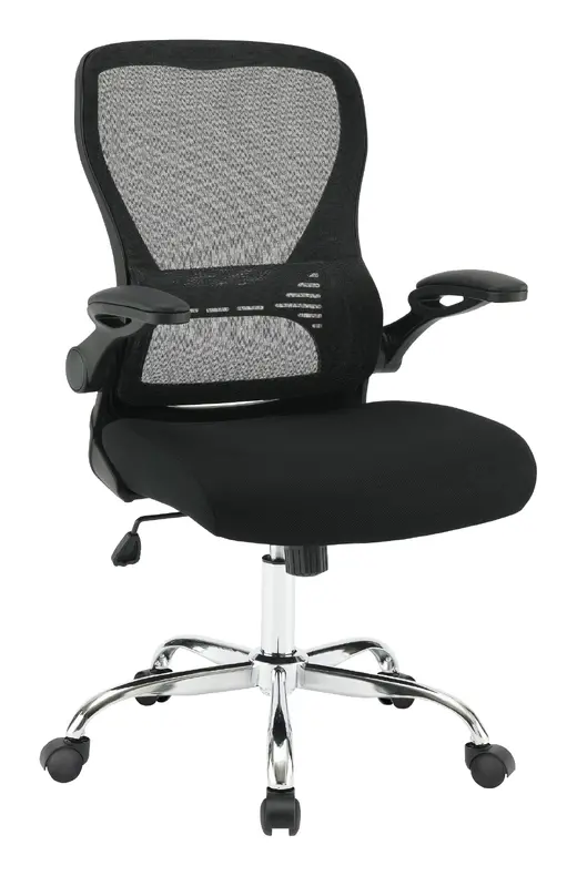 Mesh Back Manager's Chair with Black Frame - 25.75 x 26 x 39.6