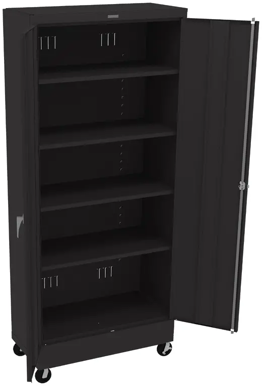 Rolling Storage Cabinet - 36W x 18D x 84H