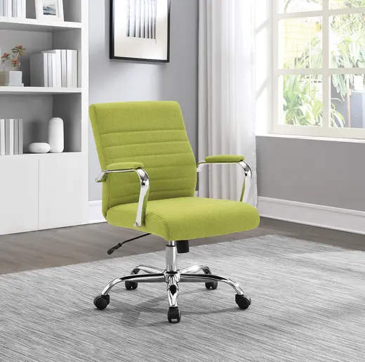Mid Back Office Chair - 26.5W x 26D x 32.25/39H
