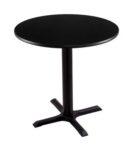 30 211 Black Table with 30 Diameter Top