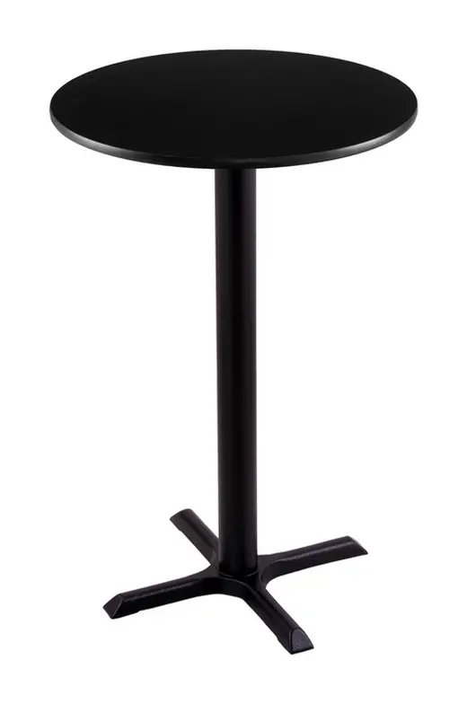 36 211 Black Table with 24 Diameter Top