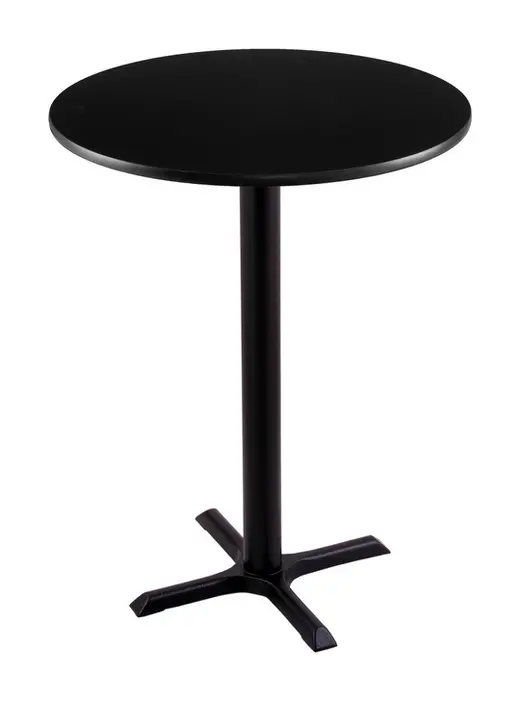 36 211 Black Table with 30 Diameter Top