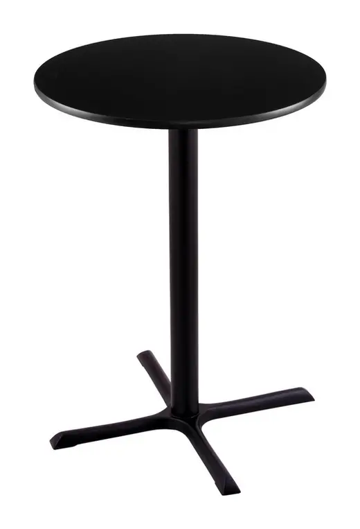 42 211 Black Table with 30 Diameter Top