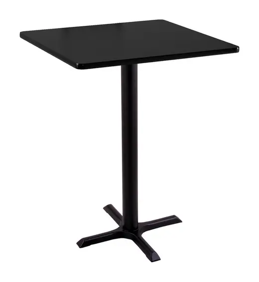 36 211 Black Table with 30 x 30 Square Top