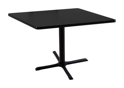 30 211 Black Table with 36 x 36 Square Top