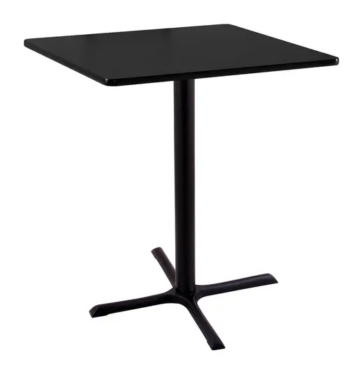 36 211 Black Table with 36 x 36 Square Top