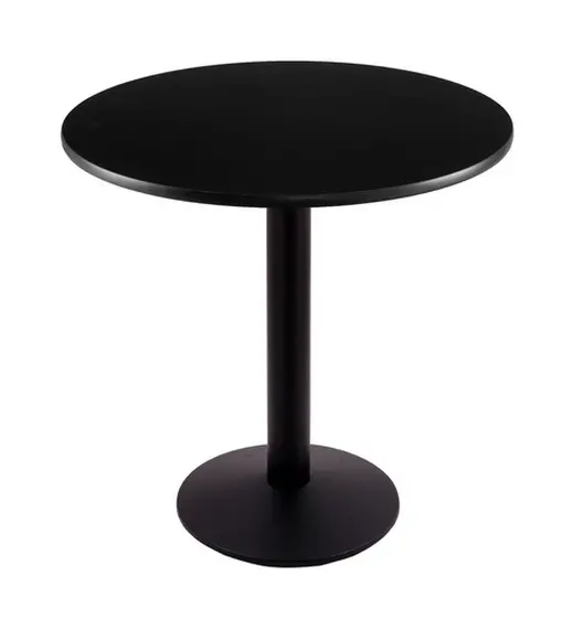 30 214 Black Table with 24 Diameter Top