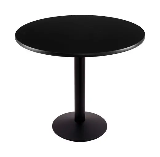 30 214 Black Table with 30 Diameter Top