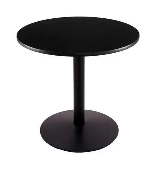 30 214 Black Table with 24 Diameter Top