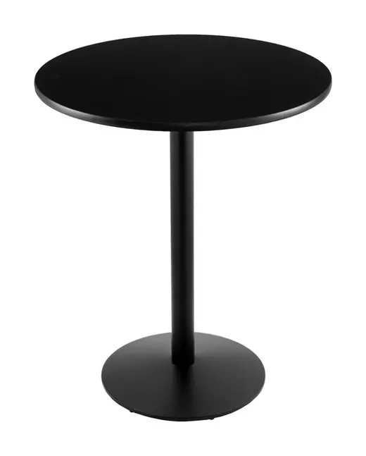 42 214 Black Table with 30 Diameter Top
