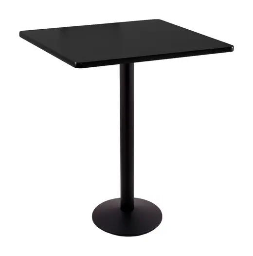 36 214 Black Table with 30 x 30 Square Top