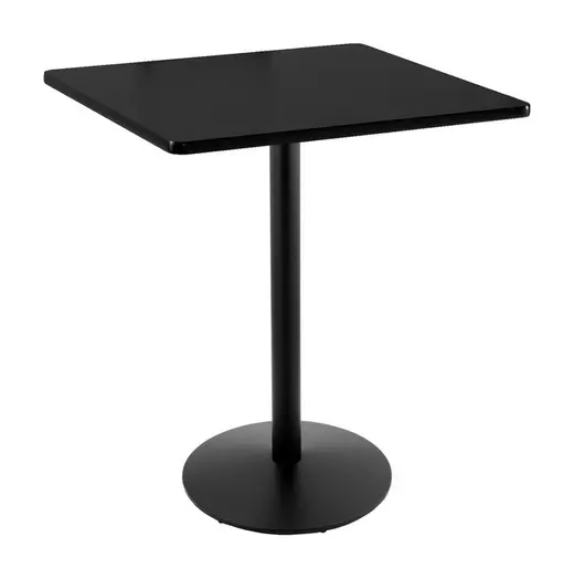 36 214 Black Table with 30 x 30 Square Top