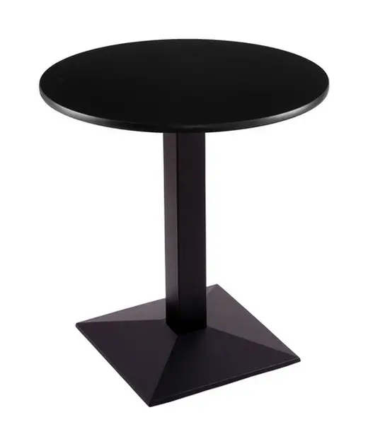 30 217 Black Table with 24 Diameter Top