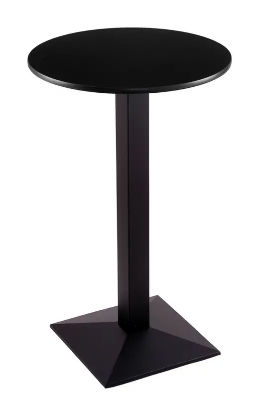 36 217 Black Table with 24 Diameter Top
