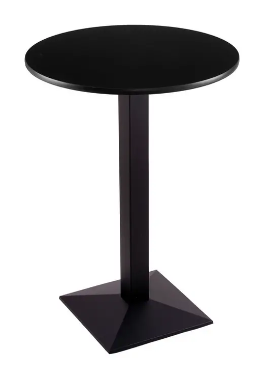 36 217 Black Table with 30 Diameter Top