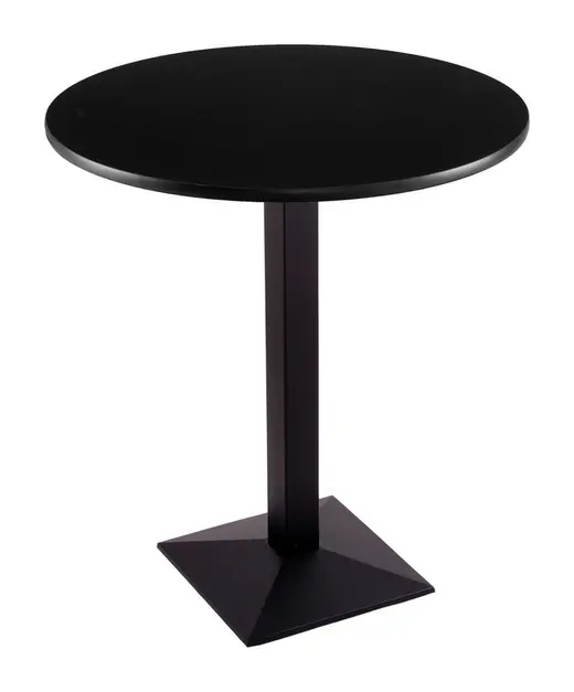 36 217 Black Table with 36 Diameter Top