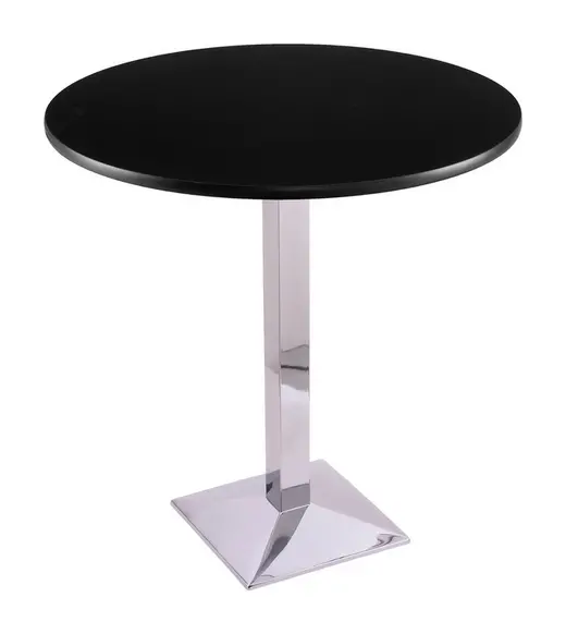 42 217 Chrome Table with 36 Diameter Top