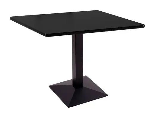 30 217 Black Table with 36 x 36 Square Top
