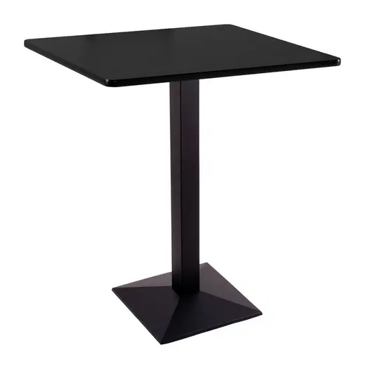42 217 Black Table with 36 x 36 Square Top