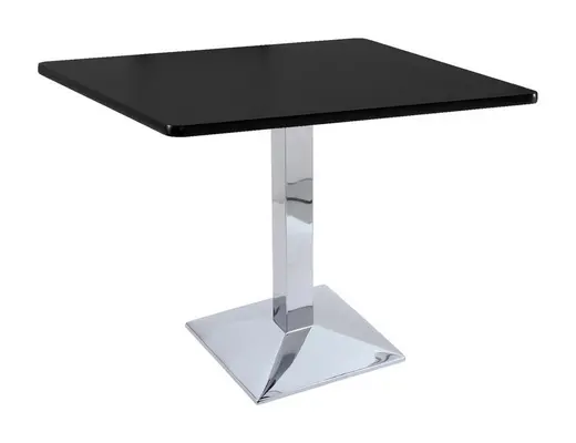 30 217 Chrome Table with 36 x 36 Square Top