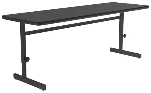 Adjustable Height Commercial Laminate Top Computer/Student Desks - 72 x 24 x 21/29