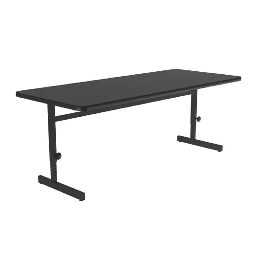 Adjustable Height Commercial Laminate Top Computer/Student Desks - 72 x 30 x 21/29