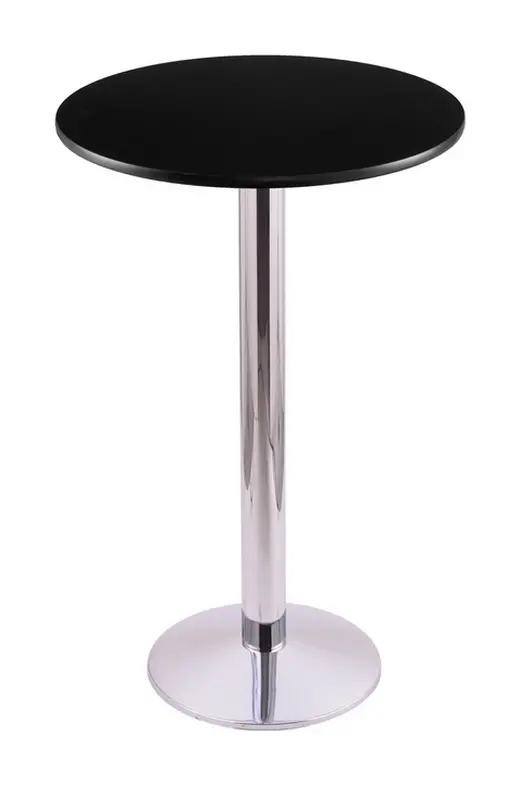 36 214 Chrome/Stainless Table with 24 Diameter Top
