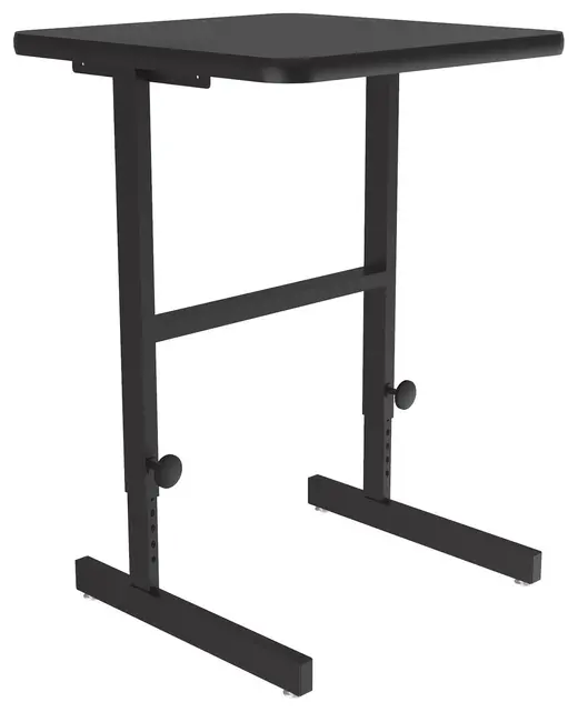 Deluxe High-Pressure Laminate Top Adjustable Standing  Height Work Station - 24 x 20 x 34/42