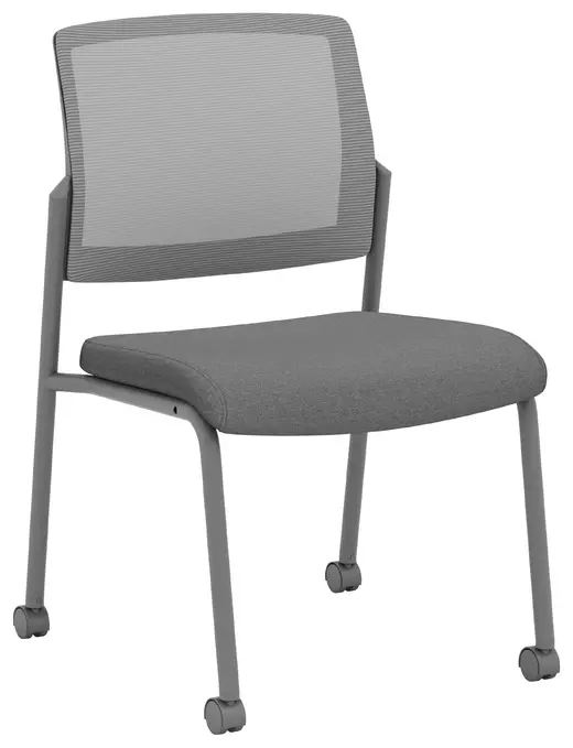 DAISY GUEST CHAIR- GRAY AND CHARCOAL