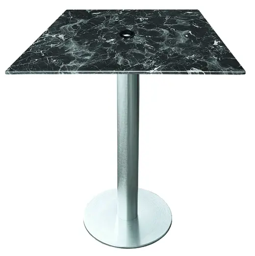 42 Tall OD219 Indoor/Outdoor All-Season Table with 32 x 32 Square Top with Umbrella Hole