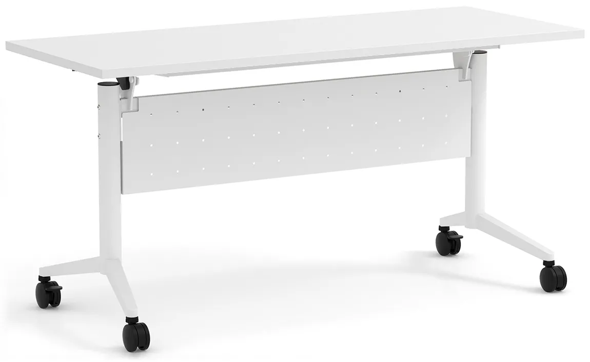 Flip Top Nesting Table with Modesty Panel
