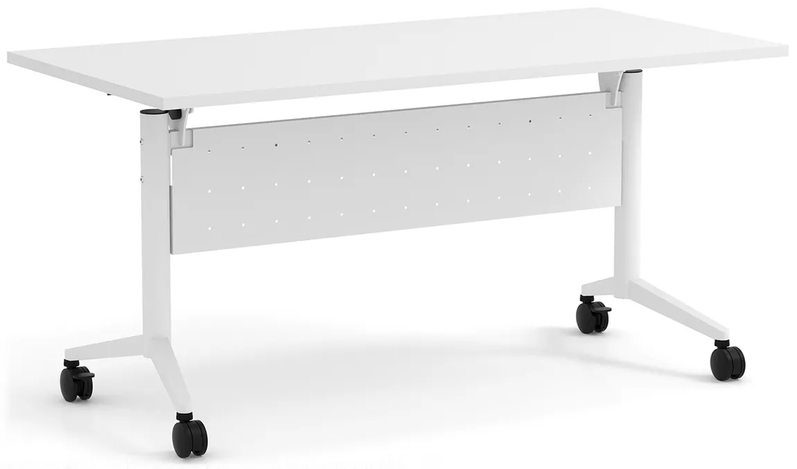 Flip Top Nesting Table with Modesty Panel