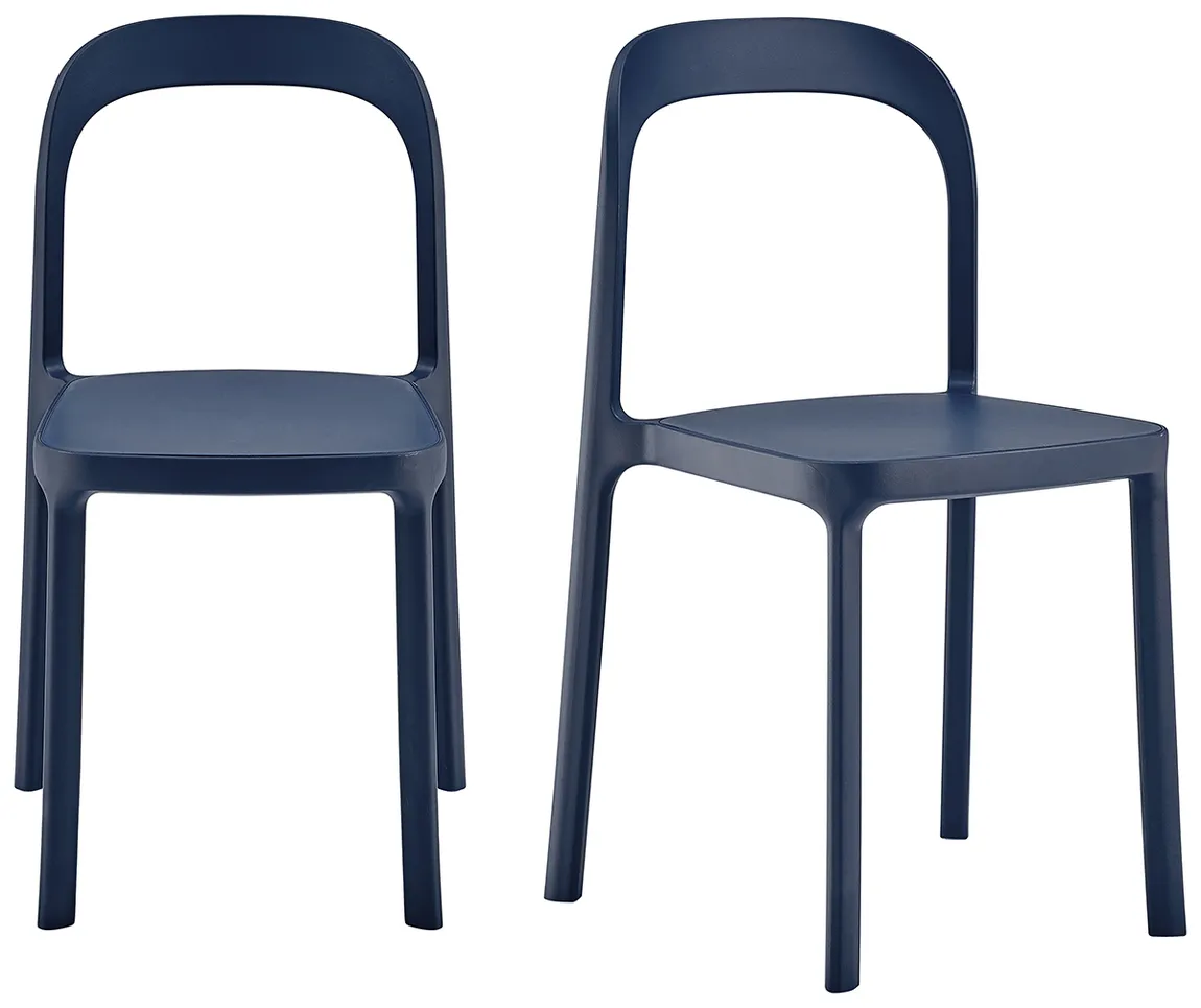 Universal Contoured Stacking Chairs - Set of 2