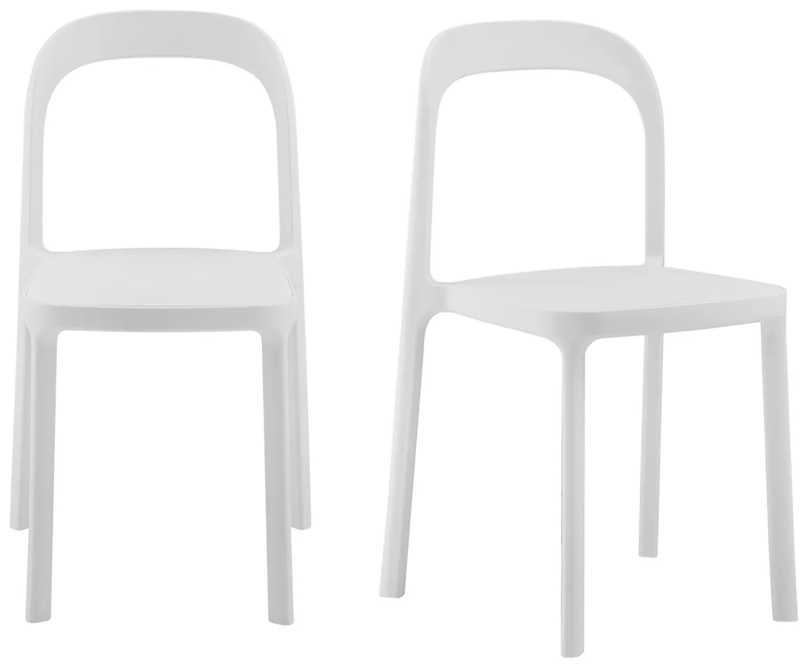 Universal Contoured Stacking Chairs - Set of 2