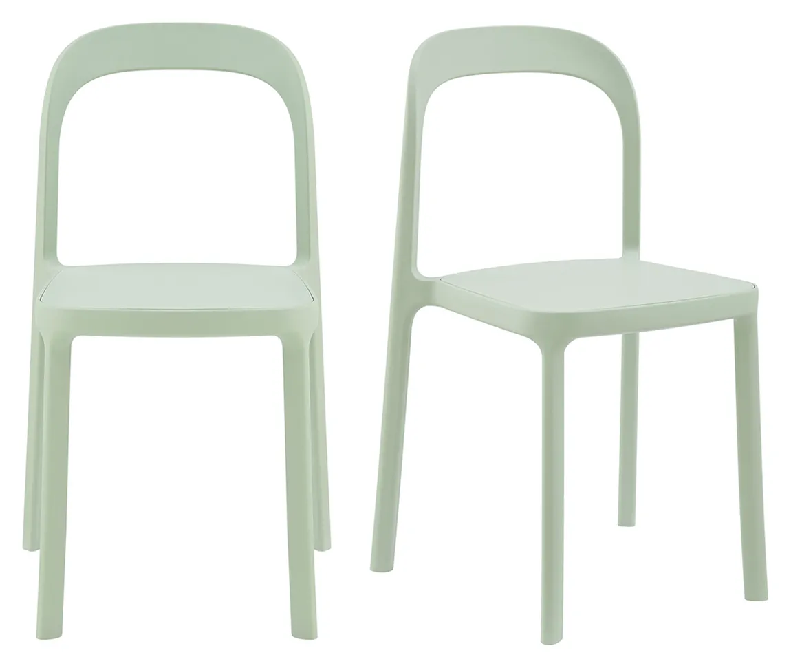 Universal Contoured Stacking Chairs - Set of 2