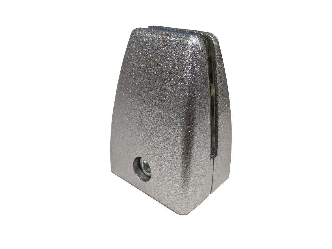 Silver OFI Desktop Mount Bracket for Plexiglass & Acrylic Panels