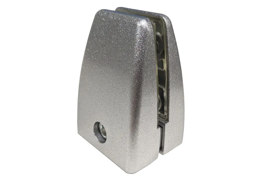 Silver OFI Desktop Mount Bracket for Plexiglass & Acrylic Panels