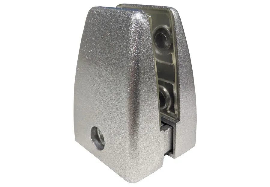 Silver OFI Desktop Mount Bracket for Plexiglass & Acrylic Panels